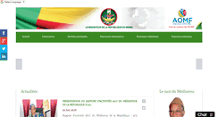 Desktop Screenshot of lemediateurdubenin.org